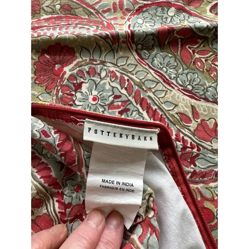Bella Paisley Pottery Barn Euros shams Set of 2